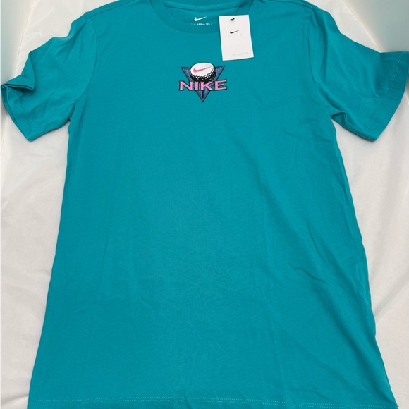 Nike Other - Nike Teal Golf Logo Tee with Pink & White Accents Men's size XL New